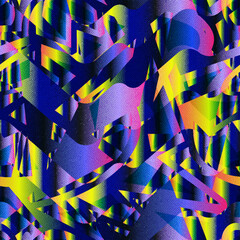 Purple geometric seamless pattern