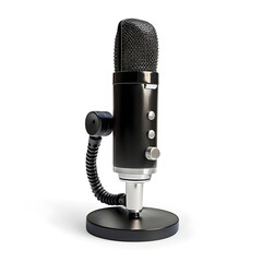 USB Condenser Microphone - Live Monitoring - Table Stand Microphone
