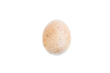 Chicken egg isolated on white background, Raw food, Food ingredient - obrazy, fototapety, plakaty