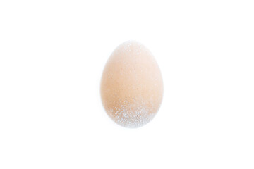 Chicken egg isolated on white background, Raw food, Food ingredient