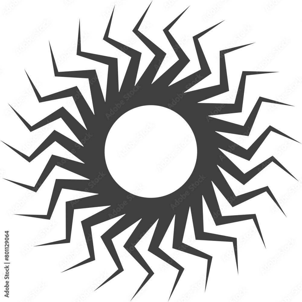 Poster spiral and swirl motion twisting circles design element set.