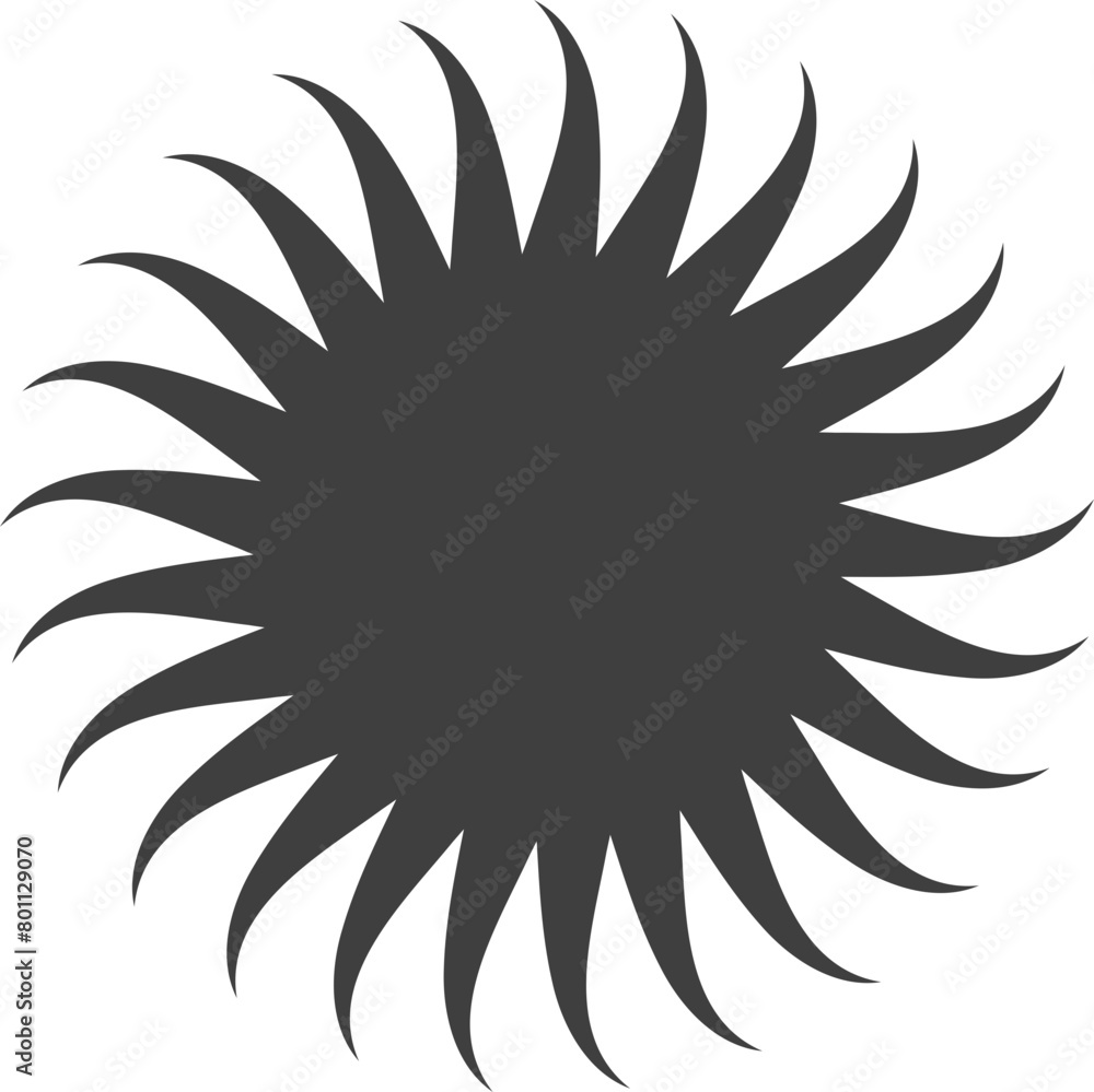 Poster spiral and swirl motion twisting circles design element set.