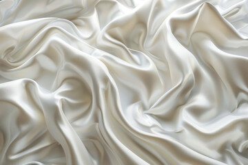 White satin textured backdrop for wedding ceremony or luxury event design.