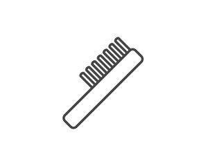 Vector graphic icons of beauty in the form of combs for massage or darsonval procedures.