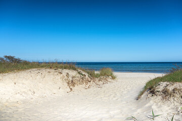 Strandweg Sellin, Ostsee Insel Rügen 