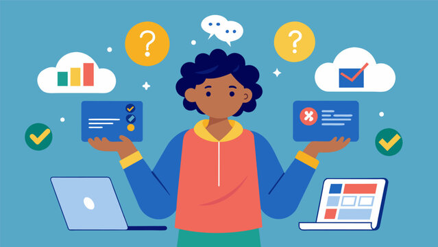 A person diligently checking and comparing prices on multiple websites and apps before deciding on the best deal.