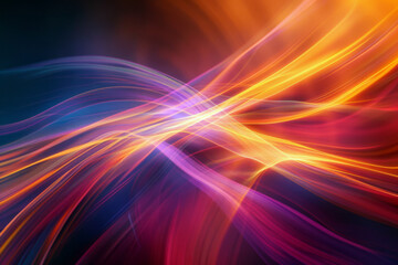 Abstract background with smooth lines and glowing waves illustrating fitness and sports.