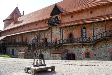 Trakai, Lithuania - Medieval castle - courtyard