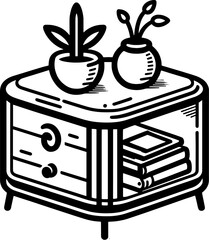 End table furniture icon 13