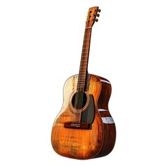 acoustic guitar isolated, acoustic guitar isolated on white
