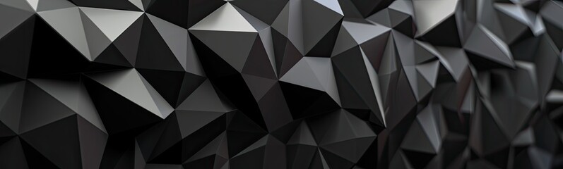 Close up of a black and white geometric pattern on a dark background