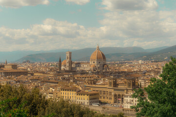 Sight of Florence (Italy) from 