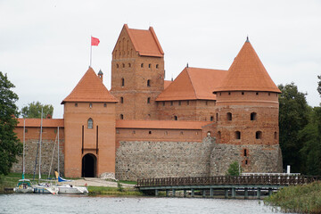 Trakai, Lithuania - Medieval castle on Galve lake