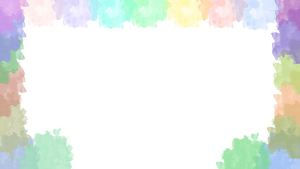 Obraz premium Abstract watercolor background,photoshop brush work.