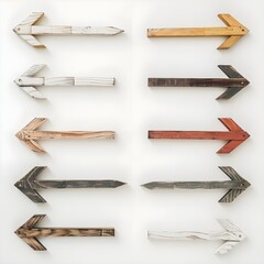 set of arrows, Wood Craft Products to Beautify Your Home Decoration