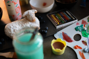 still life with a cup of coffee