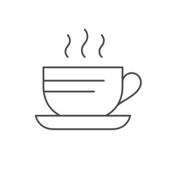 Cup of coffee line icon