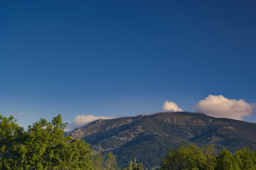 landscape, view, nature, mountains, plants, trees, greenery, spr