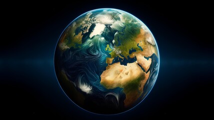 Earth from space,planet Earth,global view,Earth artwork, Earth's atmosphere,
