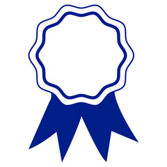 award label template. Vector medal isolated on white background.