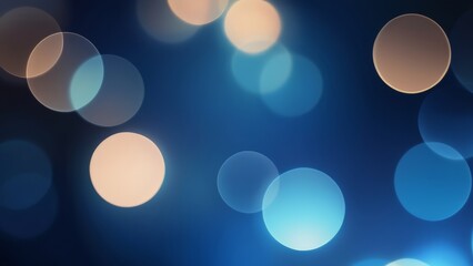 A mystic haze of blurry bokeh with a mesmerizing blue gradient backdrop.