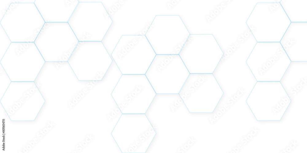 Poster abstract modern simple style hexagonal graphic concept. 3d futuristic abstract honeycomb technology 