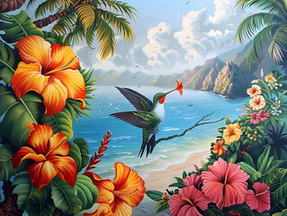 bird on a branch of tree