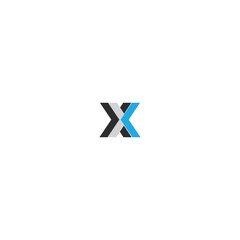 Obraz premium x modern logo