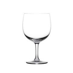 Elegant Empty Wine Glass on transparent