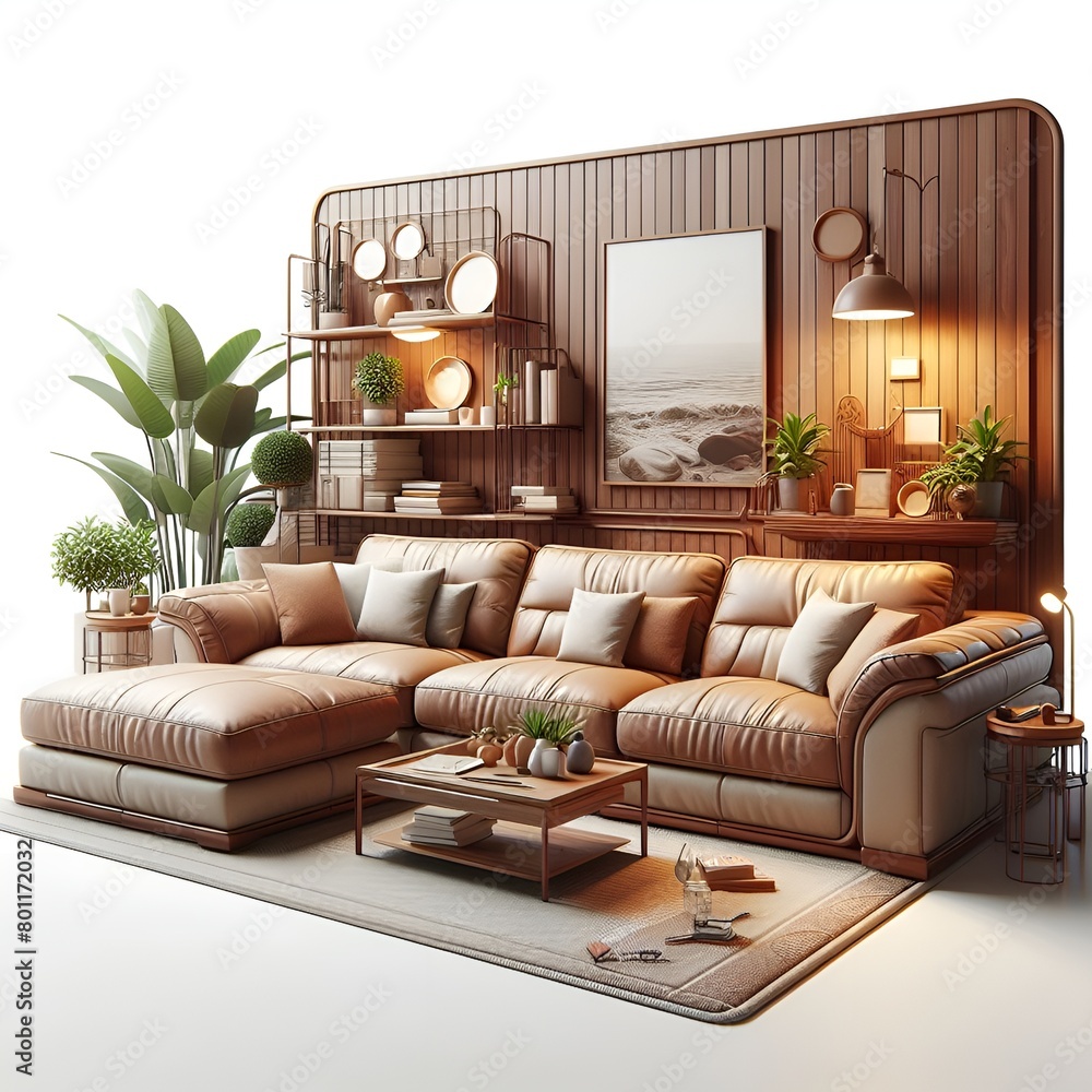 Wall mural modern living room with fireplace,interiors of home,living room 