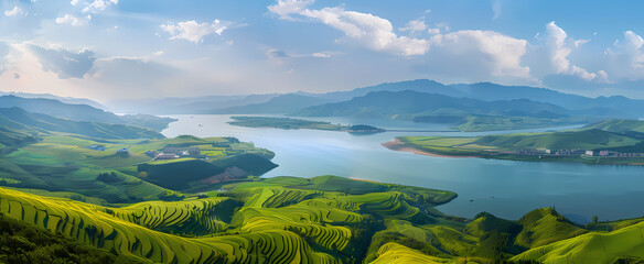 oasis, nature, scenery, travel, summer