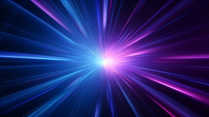 Radial blue and pruple light through the tunnel glowing in the darkness for print designs templates, Advertising materials, Email Newsletters, Header webs, e commerce signs retail shopping, advertisem