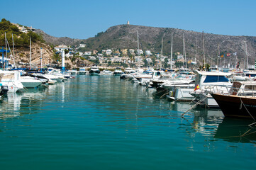 El Portet, Moraira, Spain with Cabo de Oro in the background