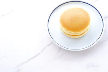 ふわふわの食感の美味しいパンケーキ
