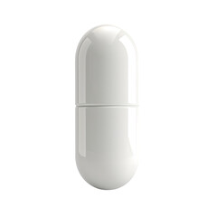 Medical pills isolated on transparent background Generative Ai.
