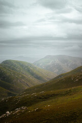 view of the mountains