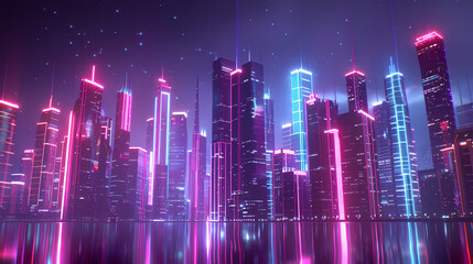City, technology, cool, future, fantasy