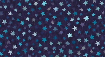 star pattern with a small star on the top, background is purple, blue