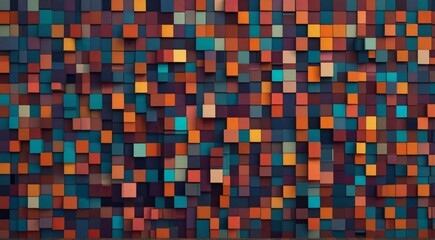 Fototapeta premium abstract pattern of squares and rectangles