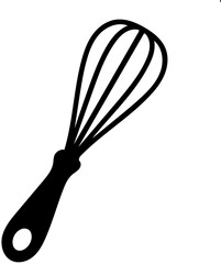 whisk isolated on white
