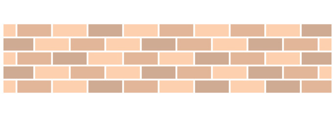 Brick wall background vector illustration, brickwork of construction, brick block wall designed in architecture style, Wall of bricks