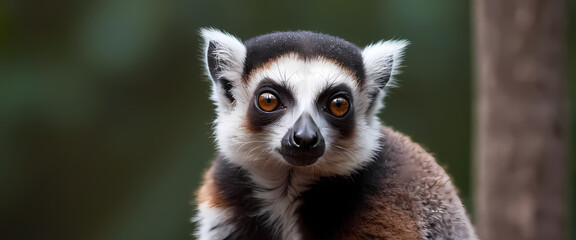 ring lemur catta - obrazy, fototapety, plakaty
