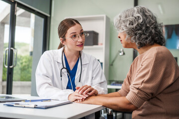 Caucasian female psychiatrist sits at her desk, providing mental health consultations and therapy sessions to her patients with empathy and expertise.