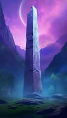 ancient menhir, megalith