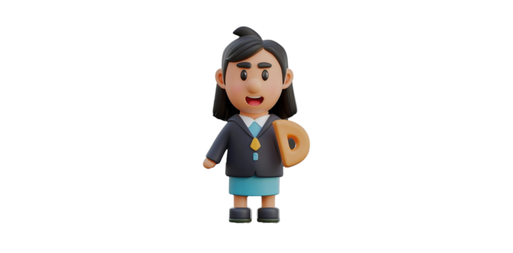 Teachers Day - A Happy Teacher in Class Isolated,