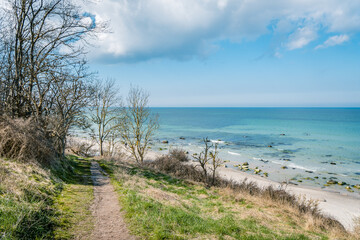 Wanderweg zum Kap Arkona Ostsee Insel Rügen 