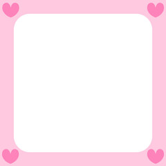 하트정사각프레임