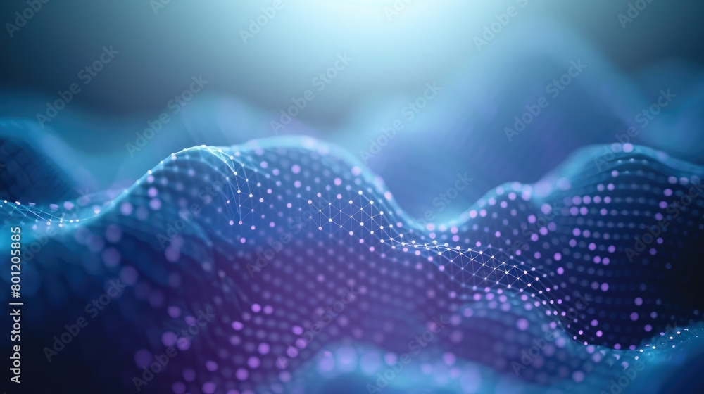 Poster cryptocurrency blockchain data, minimalistic. generative ai.