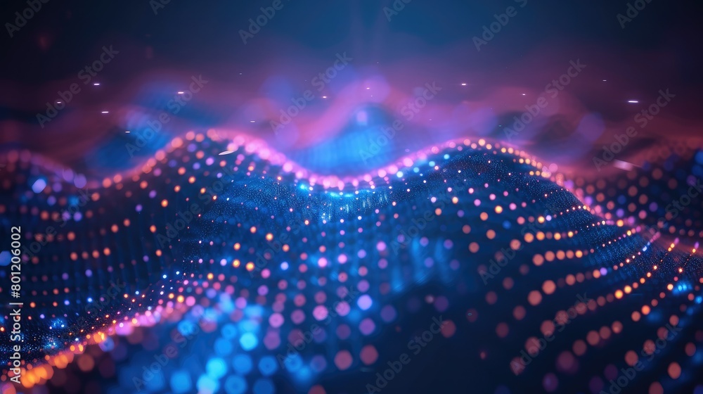 Poster cryptocurrency blockchain data, minimalistic. generative ai.