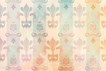 fleur-de-lis pattern, pastel colors wallpaper with pattern